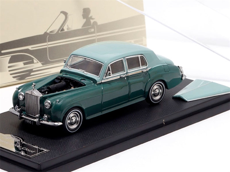 GFCC 1955 Rolls Royce Silver Cloud classic car Green Double LHD 1:64 car Pre-built Model view8