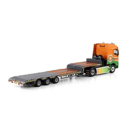 1:50 VOLVO VAN DER VLIST GROOT FH5 4X2 SEMI LOW LOADER 3 AXLE WSI Diecast Model