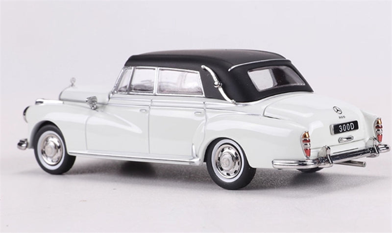 GFCC Mercedes Benz 300D 1959 Convertible White LHD 1:64 car Pre-built Model view8