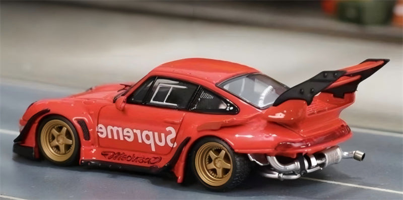 1:64 Porsche 911 RWB 993 Supreme Red SW DIECAST Model