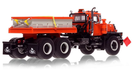 Heavy Haul Replicas Mack RD800 Double Axle Truck Orange/Black 1:50 Truck Pre-built Model