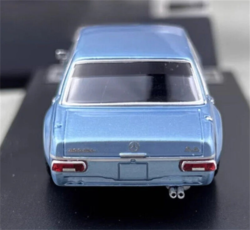 1:64 Mercedes Benz 300SEL W109 AMG Silver Blue BSC DIECAST Limited Edition 399pcs ONLY Model