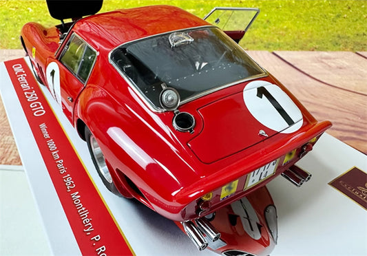 CMC Ferrari 250 GTO Winner 1000km Paris 1962 #3987 (LHD) Montlhery / R. Rodriguez #1 Limited Edition Red 1:18 Car Pre-a Model