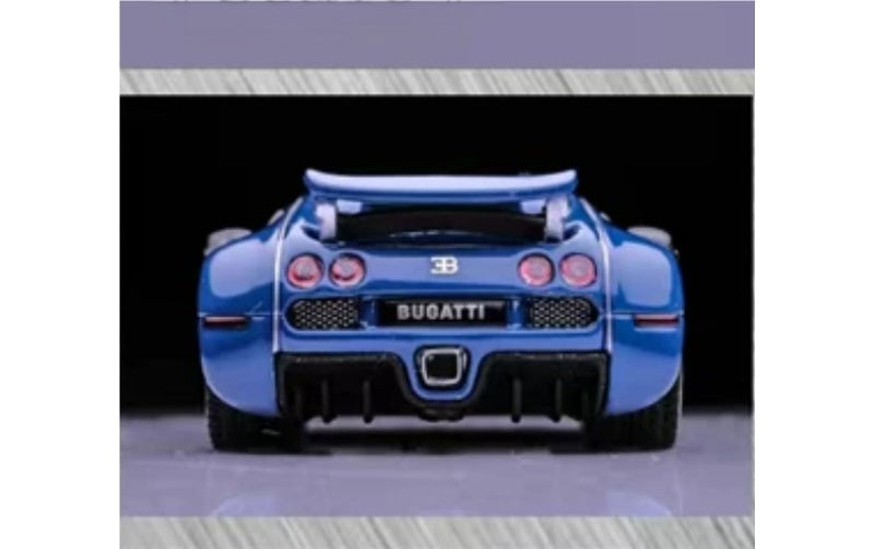 1:64 Bugatti Veyron Electroplated blue Mortal Model Limited Edition 499PCS ONLY DIECAST Model