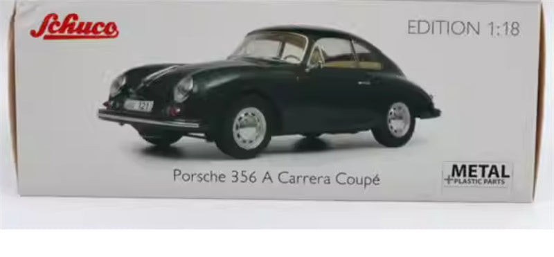 Schuco Porsche 356 A Carrera Coupe Green hardtop Limited Edition 1000PCS ONLY 1:18 Car Pre-built Model view8