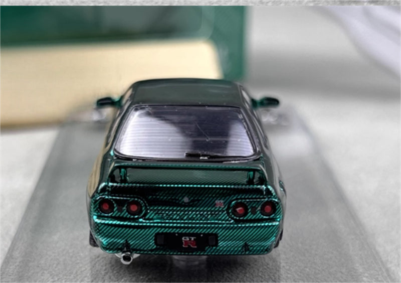 Focal Horizon Nissan Skyline GT-R R32 Nismo S-Tune All Carbon Green Limited Edition 999PCS ONLY 1:64 Car Pre-built Model view7