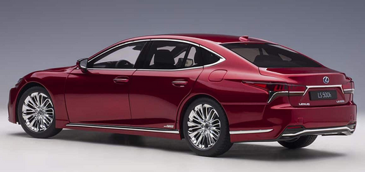 AUTOART Lexus LS500H Red 1:18 Car Pre-built Model view2