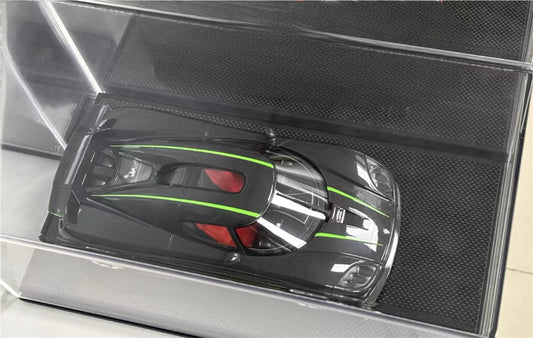 1:18 Koenigsegg CCXR Fluorescent green VMB Resin Car Model view2
