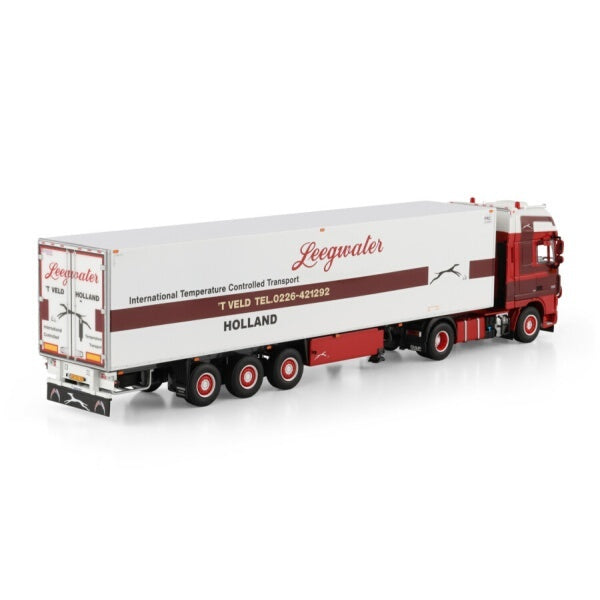 1:50 DAF LEEGWATER XF 105 CAB 4X2 REEFER TRAILER 3 AXLE WSI Diecast Model