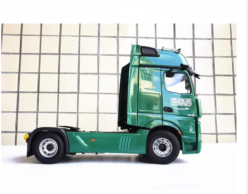 NZG Mercedes Benz ACTROS GIGASPACE 4X2 Middle East trailer head green 1:18 DIECAST Truck Lorry