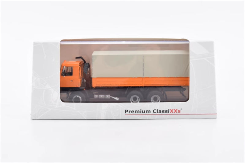Premium ClassiXXs German Tatra 815 V26 Flatbed Truck With Tent 1981 Collector's Edition 1:43 Truck Pre-built Model