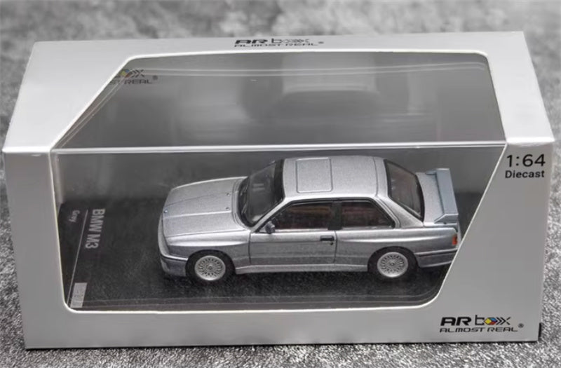 Almost Real BMW M3 E30 grey 1:64 Car Pre-built Airliner Model Display view7