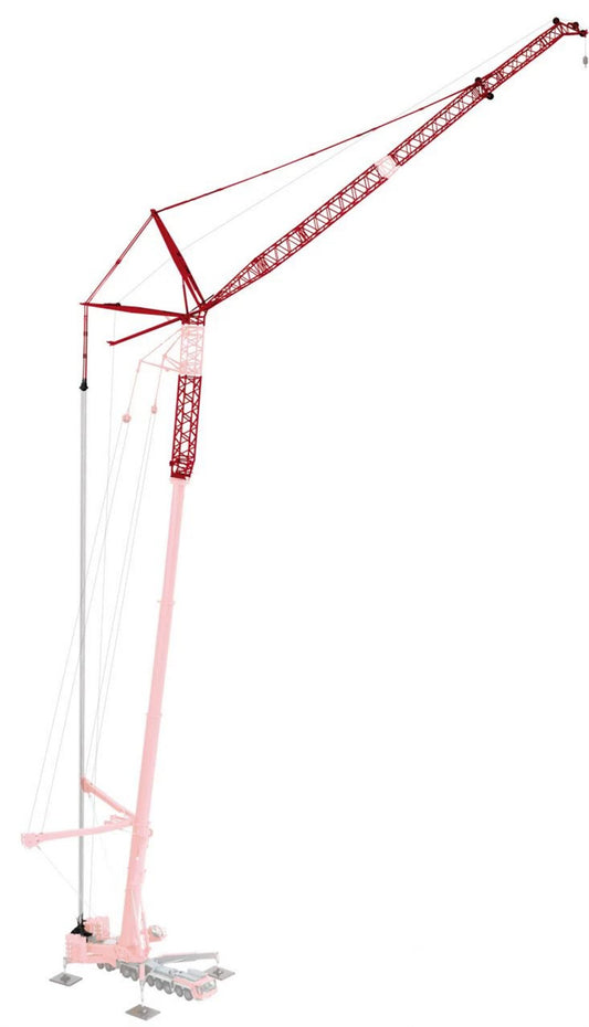 NZG Liebherr LTM11200-9.1 Truss 54M auxiliary boom extension arm red 1:50 Truck Lorry
