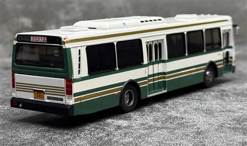 AUTO-GLIMPSE Flxible Bailibao Special Line CFC6110GD Bus Air-conditioned version
dark green 1:64 Bus Pre-built Model view9