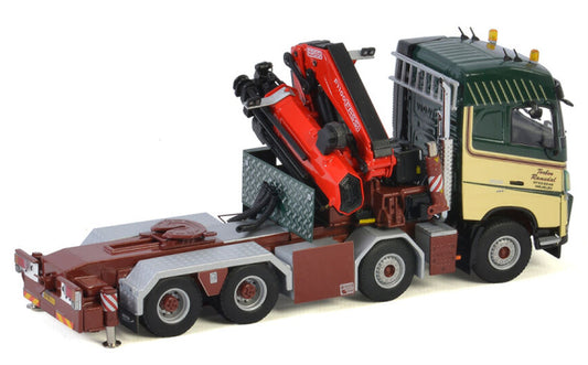 WSI VOLVO FH4 GLOBETROTTER 8X4 FASSI 1100 JIB Torben Ramsdal 1:50 Truck Pre-built Model