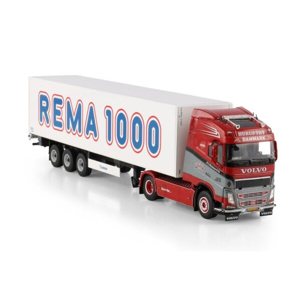 1:50 VOLVO N.C. CHRISTENSEN FH4 4X2 BOX TRAILER 3 AXLE WSI DIECAST Model
