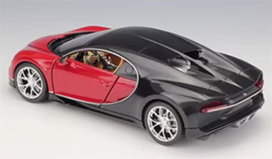 1:24 Bugatti Chiron Supercar 2016 Red WELLY DIECAST Car Model