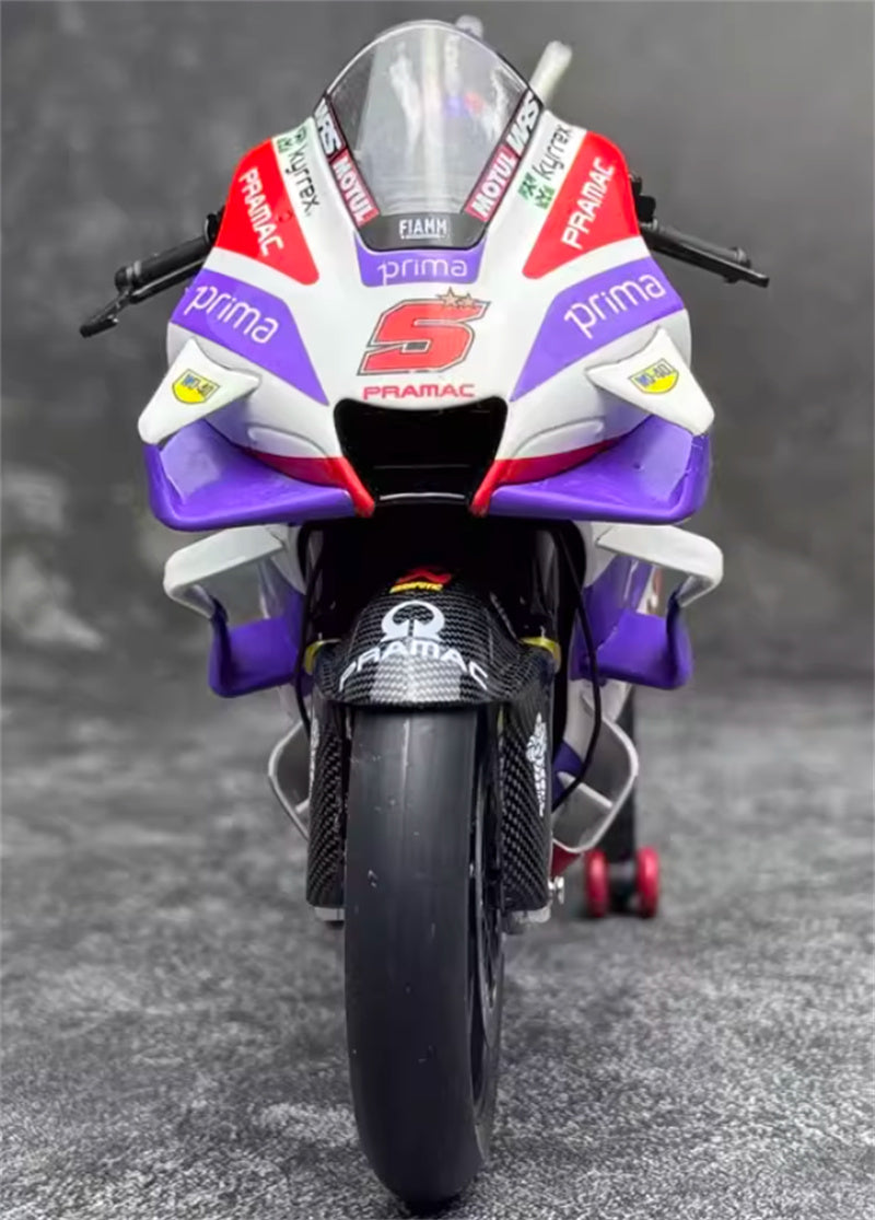 1:12 Ducati Pramac GP23 John Zarko 5# Ponma Racing Team 2023 Kiloworks DIECAST motorcycle Model