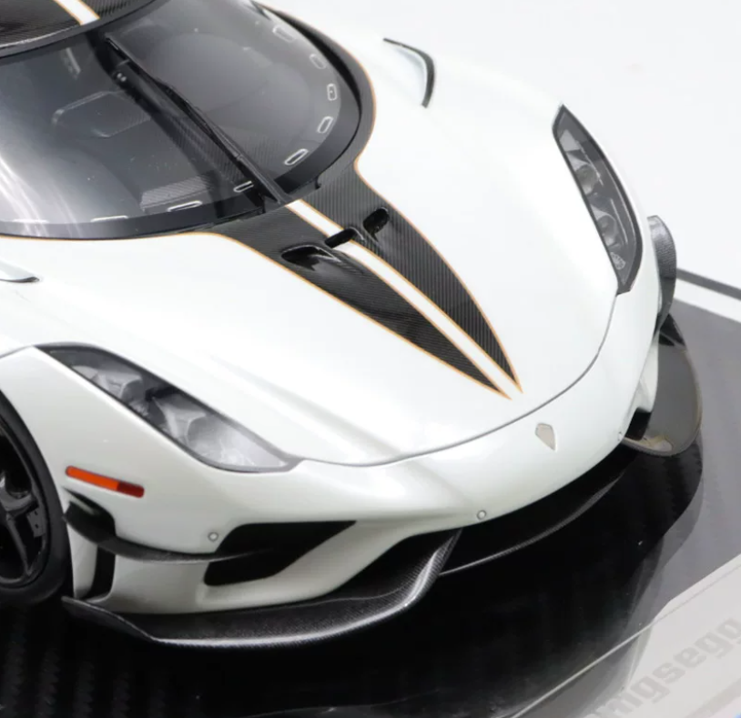 1:18 Koenigsegg Regera white Frontiart LTD 399PCS ONLY Resin car Model