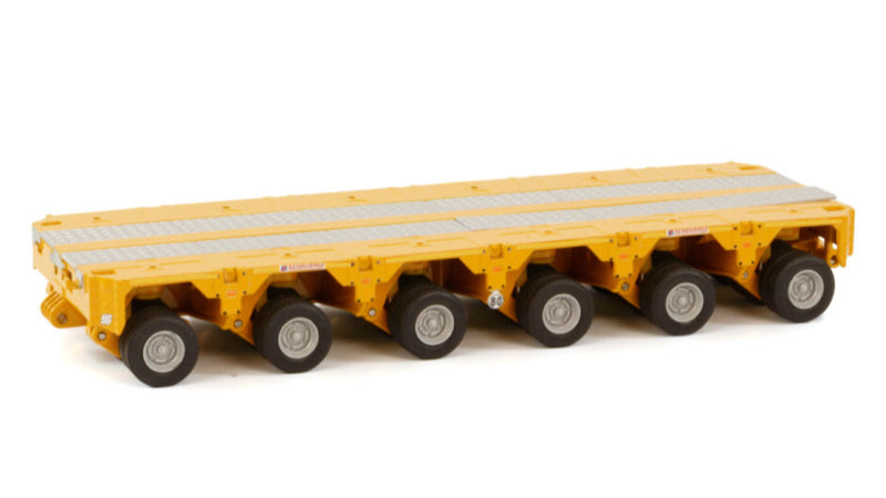 WSI SCHEUERLE INTER COMBI SET 6 AXLE YELLOW Premium Line 1:50 Truck Pre-built Model