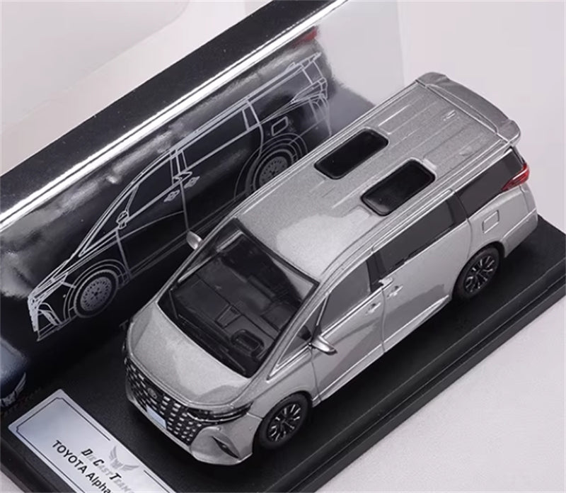 DCT Toyota New Alphard Mpv Grey LHD 1:64 Car Pre-built Model