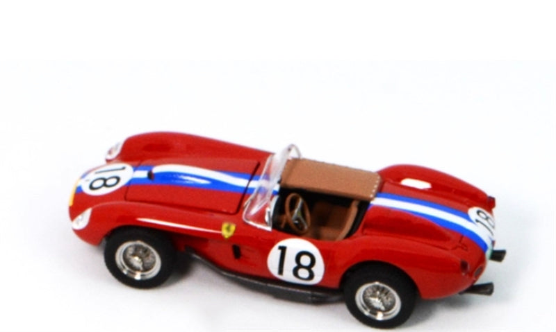 GFCC 1957 Ferrari 250 Testa Rossa Racing Red #18 LHD 1:64 car Pre-built Model view5
