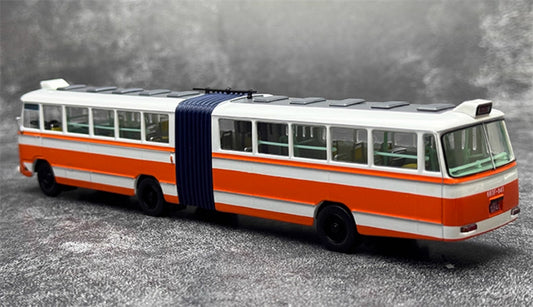 AUTO-GLIMPSE Shanghai Bus SK661 articulated trolley bus Orange Route 55 High end version (peak type) 1978-1996 1:64 Bus Pre-built Model view2
