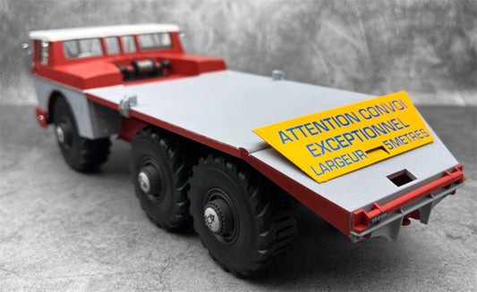 Norev Berliet T100 n°1 1959 transport vehicle red 1:43 Truck Pre-built Model view2