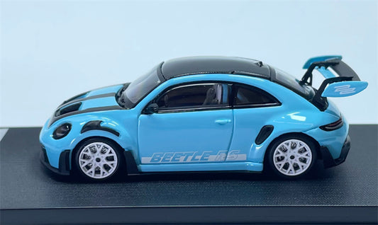 1:64 Porsche 911 992 GT3 Sky Blue Beetle RS TimeMicro x PSC DESIGN Limited Edition DIECAST Civil Car Model