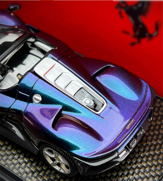 1:43 BBR MODELS Ferrari daytona sp3 convertible sports car chameleon LTD 24PCS view2