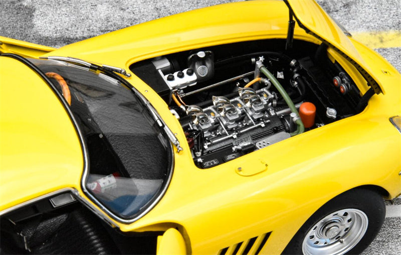 CMC Ferrari 275 GTB/C 1966 Classic sports car yellow 1:18car Pre-a Model