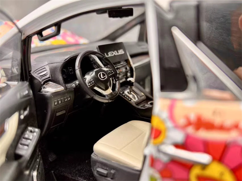 KengFai Lexus LM300H Sunflower coating Limited Edition 1:18 Car Pre-built Model view12
