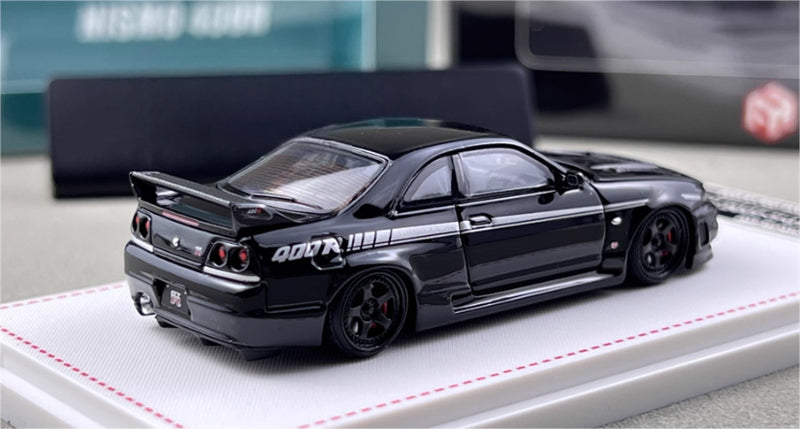 Focal Horizon Nissan Skyline GT-R R33 Nismo 400R Black Limited Edition 699PCS ONLY 1:64 Car Pre-built Model view8