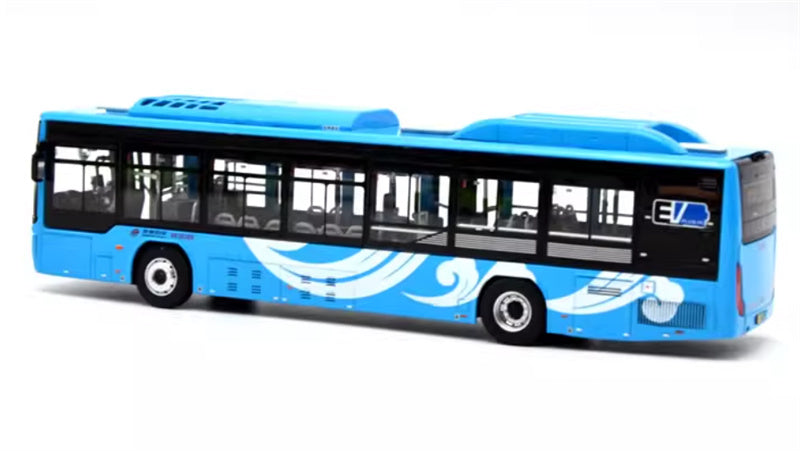 Beijing Public Transport Foton Xiangyun Blue Single Machine Route 82 1:64 Bus Pre-built Model view9