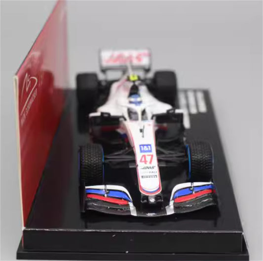 1:43 MINICHAMPS URALKALI HAAS VF-21 SCHUMACHER #47 BELGIAN GP 2021 LTD 672PCS view2