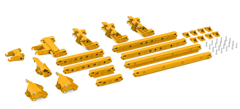WSI SCHEUERLE INTER COMBI SET PARTS: VESSEL BEDS YELLOW Premium Line KIT 1:50 Truck Model