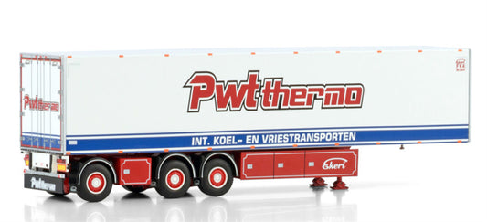 WSI REEFER TRAILER - 3 AXLE PWT Cargo 1:50 Truck Pre-built Model
