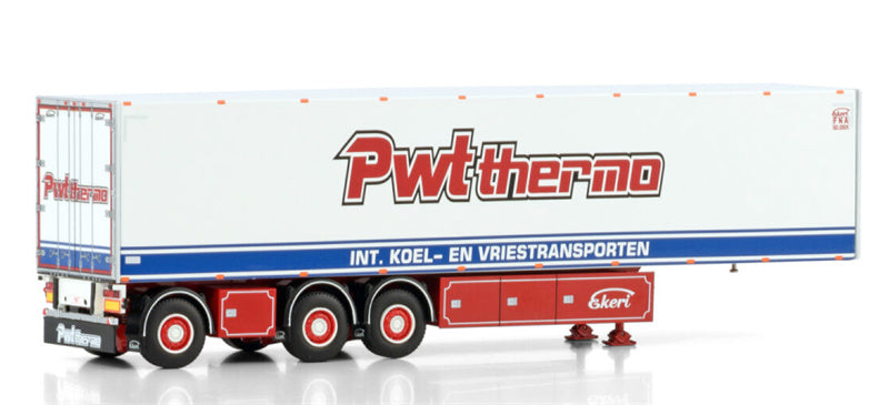 WSI REEFER TRAILER - 3 AXLE PWT Cargo 1:50 Truck Pre-built Model