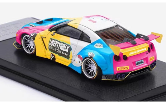 1:64 Nissan GTR R35 LB ET Model x MC Kitty Limited Edition 799PCS ONLY DIECAST Model