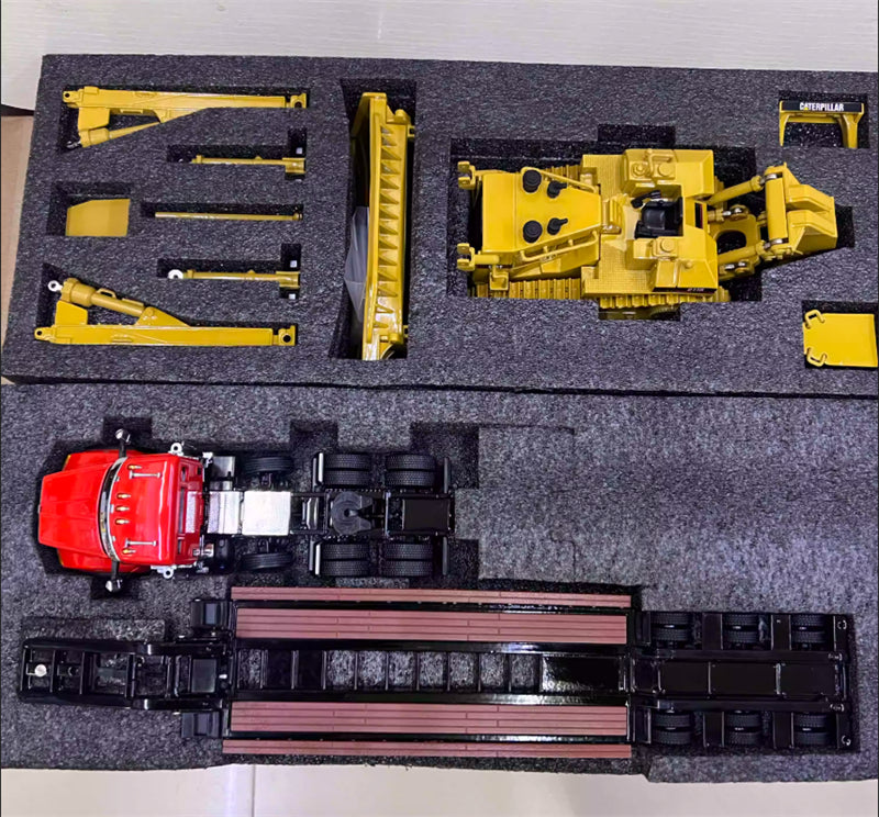 1:50 Kenworth Trail King CAT T880 TK120HDG D11R DM DIECAST Model