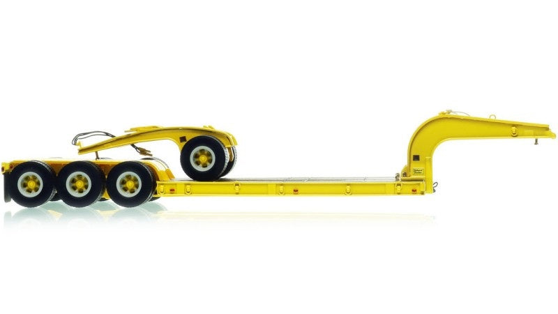 1:50 Talbert 1960s 60-Ton Cableneck Lowbed w/ Single-Axle Dolly Heavy Haul Replicas Yellow Diecast Model