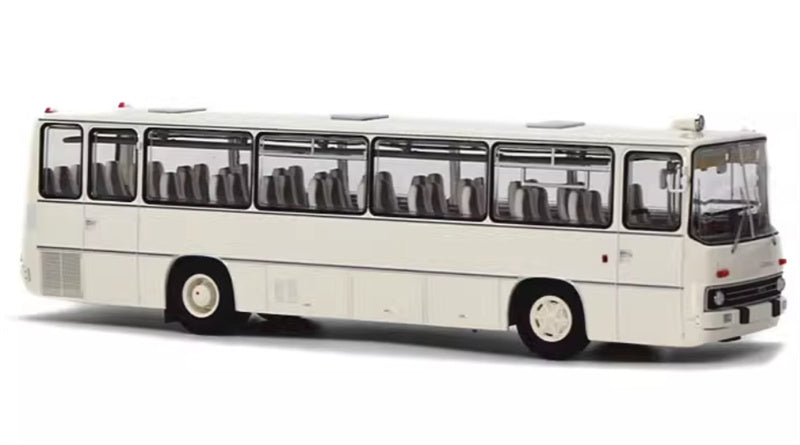 Demprice Russian 255.70 Bus white 1:43 Bus Pre-built Model view3