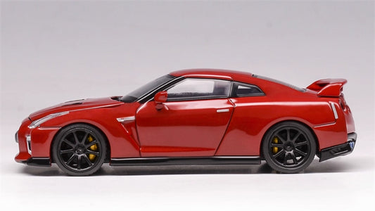 MOTORHELIX Nissan GT-R R35 Track Edition Red Limited Edition 799PCS ONLY 1:64 Car Pre-built Model view2