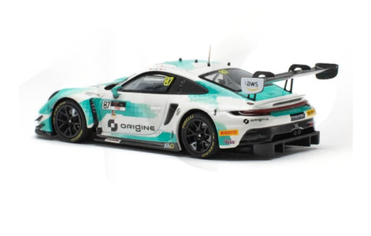1:43 Porsche 911 GT3R KiloWorks GTWC #87 Asia Champion Diecast Model view2