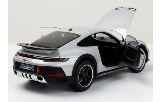 1:18 Porsche 911 Dakar Silver Duck Tail NOREV DIECAST Model