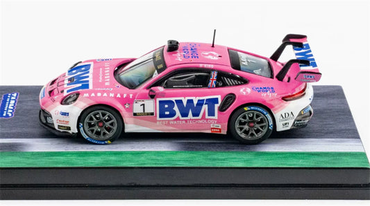 1:64 Porsche 911 GT3 Cup (992) 2024 pink Tarmac Works DIECAST Civil Car Model