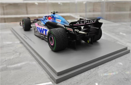 1:18 Alpine BWT A523 2023 Spark Monaco GP Resin Car Model view2