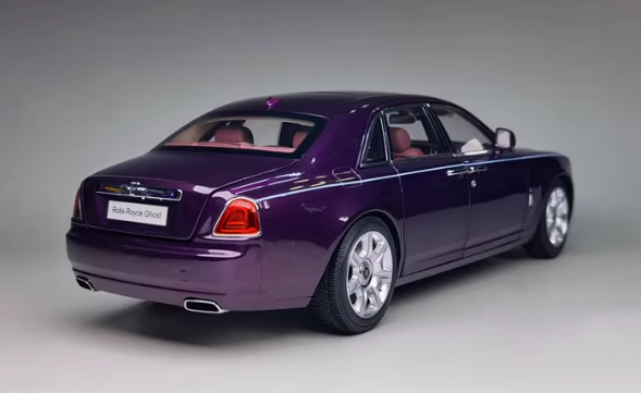 kyosho Rolls Royce RR ghost Nebula Purple 1:18car Pre-a Model