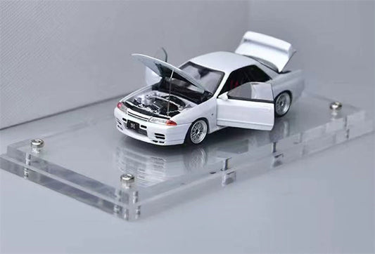 1:64 Nissan Skyline GT-R Nismo R32 White Focal Horizon Full open version Limited Edition 999PCS Only DIECAST Model