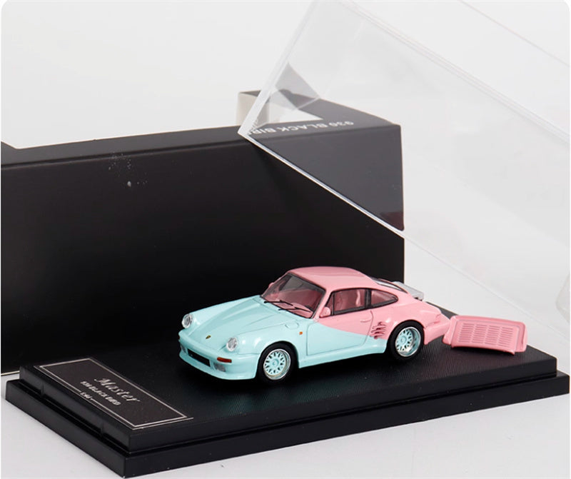 MASTER Porsche 911 930 Turbo Pink green dual color Limited Edition 399PCS ONLY 1:64 Car Pre-built Model view6